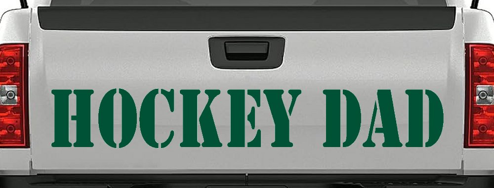 Hockey Dad Sports Car or Truck Window Decal Sticker