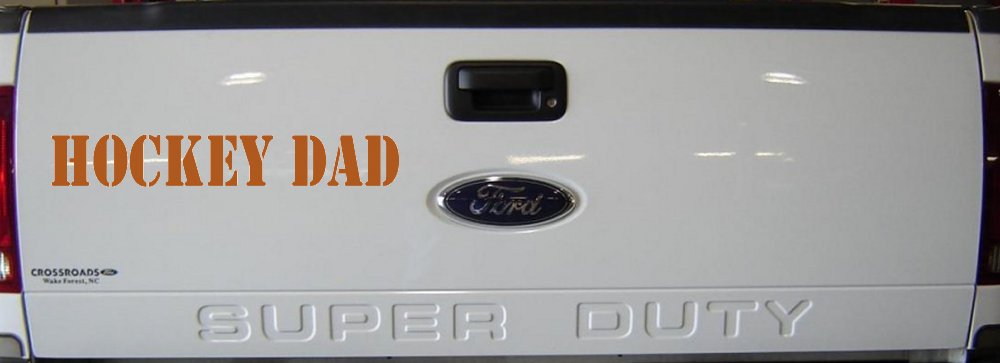 Hockey Dad Sports Car or Truck Window Decal Sticker