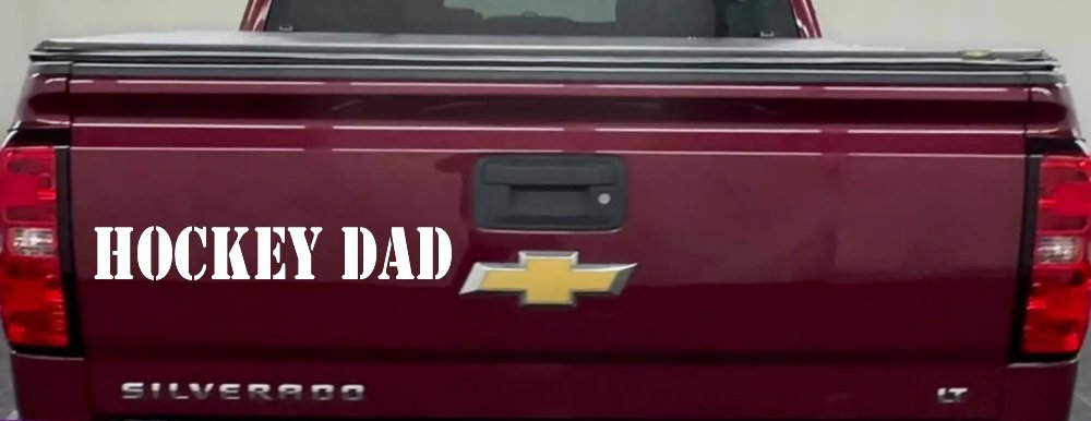 Hockey Dad Sports Car or Truck Window Decal Sticker