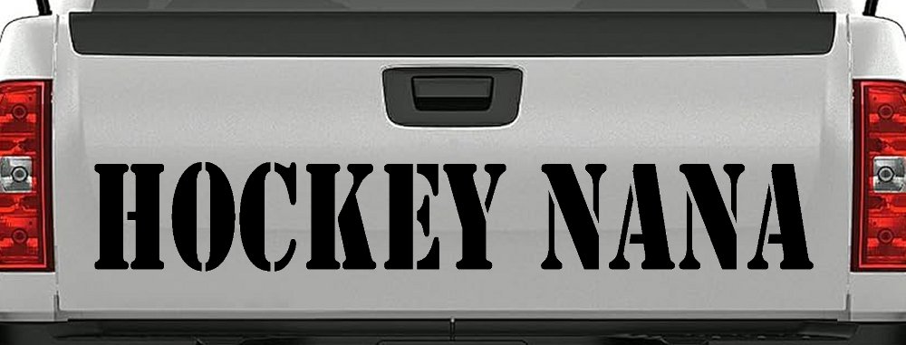 Hockey Nana Sports Car or Truck Window Decal Sticker