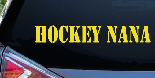 Hockey Nana Sports Car or Truck Window Decal Sticker