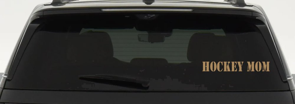 Hockey Mom Sports Car or Truck Window Decal Sticker