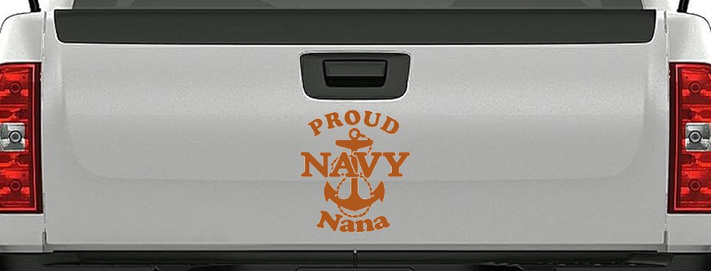 Proud Navy Nana Anchor Military Car or Truck Window Decal Sticker