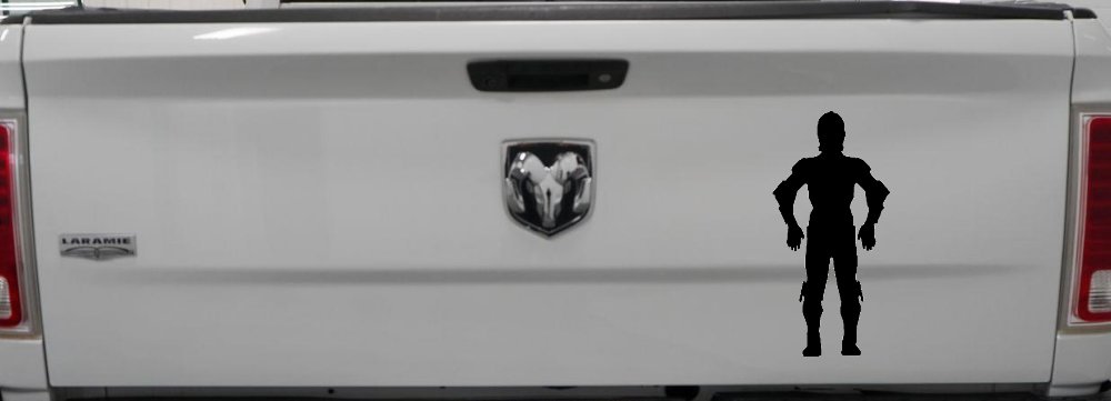 C3PO Sci Fi Car or Truck Window Vinyl Decal Sticker (Black)