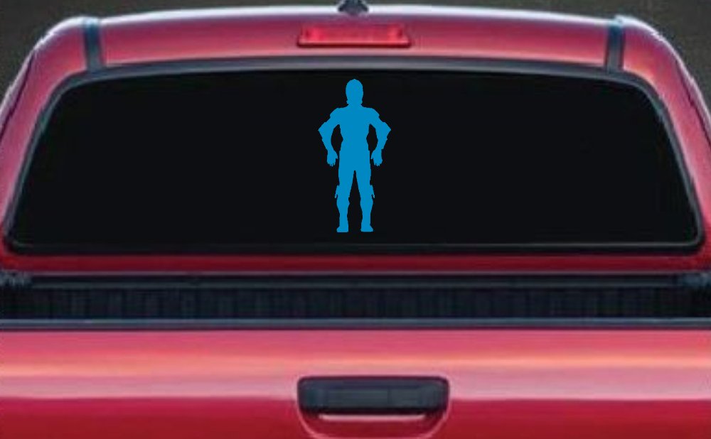 C3PO Sci Fi Car or Truck Window Vinyl Decal Sticker (Blue)