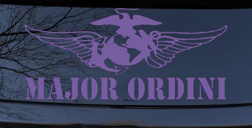 USMC Major Ordini Military Car or Truck Window Decal Sticker