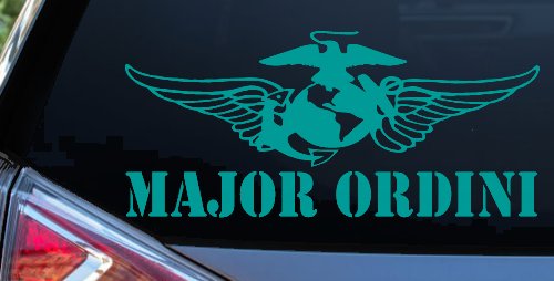 USMC Major Ordini Military Car or Truck Window Decal Sticker