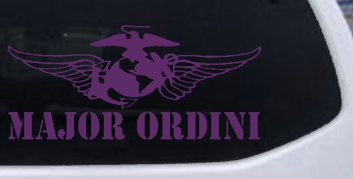 USMC Major Ordini Military Car or Truck Window Decal Sticker