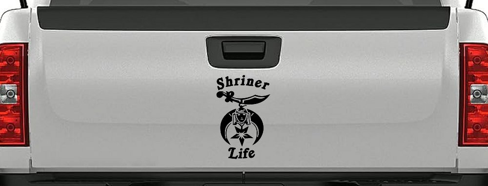 Shriner Life Car or Truck Window Decal Sticker