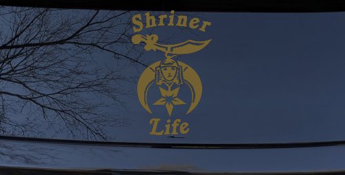 Shriner Life Car or Truck Window Decal Sticker