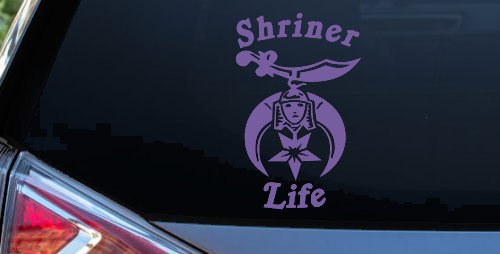 Shriner Life Car or Truck Window Decal Sticker