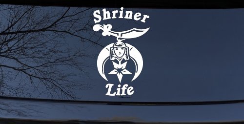 Shriner Life Car or Truck Window Decal Sticker