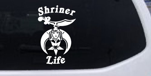 Shriner Life Car or Truck Window Decal Sticker