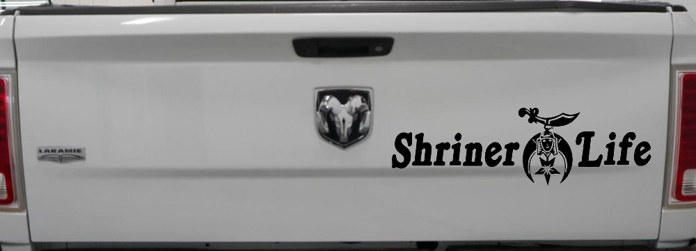 Shriner Life Car or Truck Window Decal Sticker