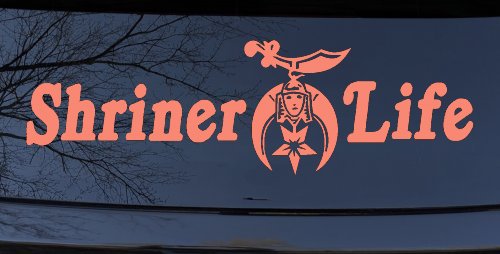 Shriner Life Car or Truck Window Decal Sticker