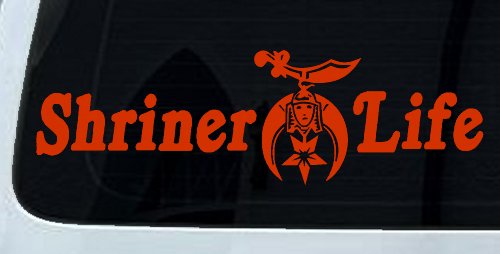 Shriner Life Car or Truck Window Decal Sticker