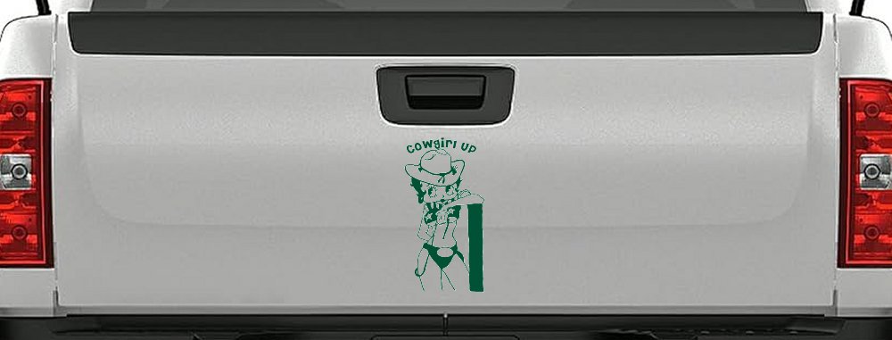Cowgirl Up Betty Boop Country Car or Truck Window Decal Sticker