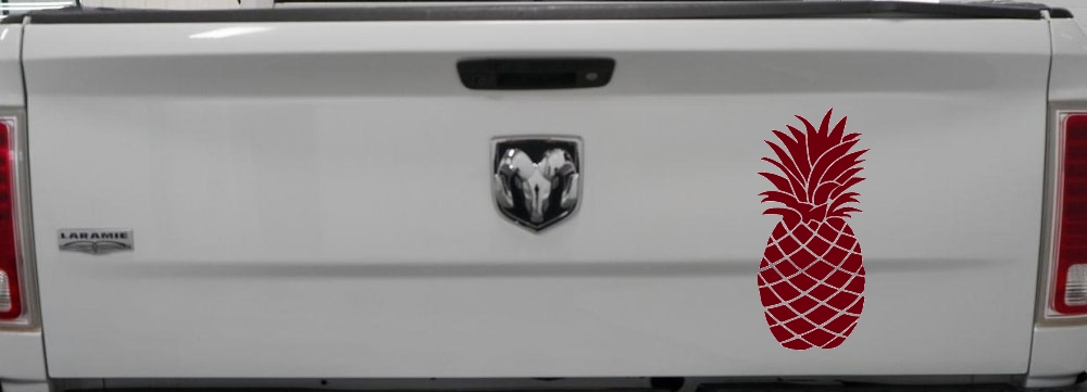 Pineapple Car or Truck Window Decal Sticker