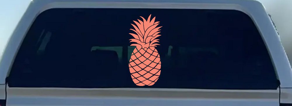 Pineapple Car or Truck Window Decal Sticker