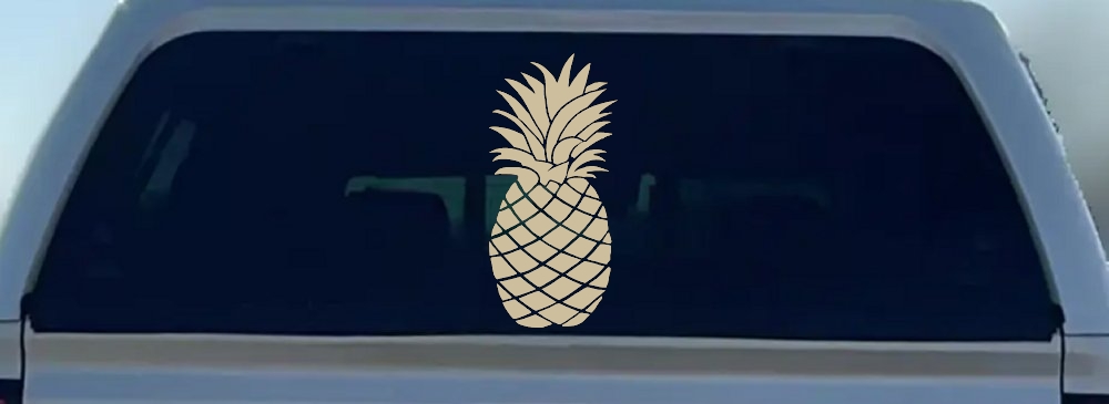 Pineapple Car or Truck Window Decal Sticker