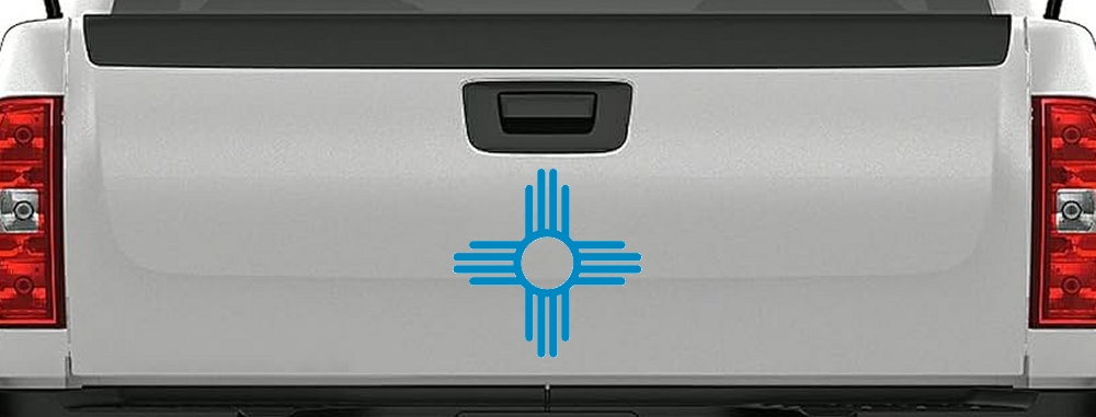 Native American Indian Sun Western Car or Truck Window Decal Sticker