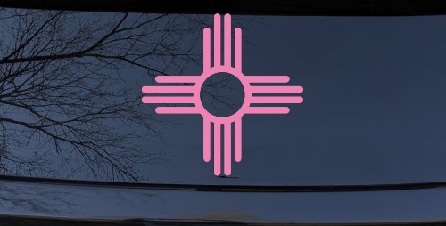 Native American Indian Sun Western Car or Truck Window Decal Sticker