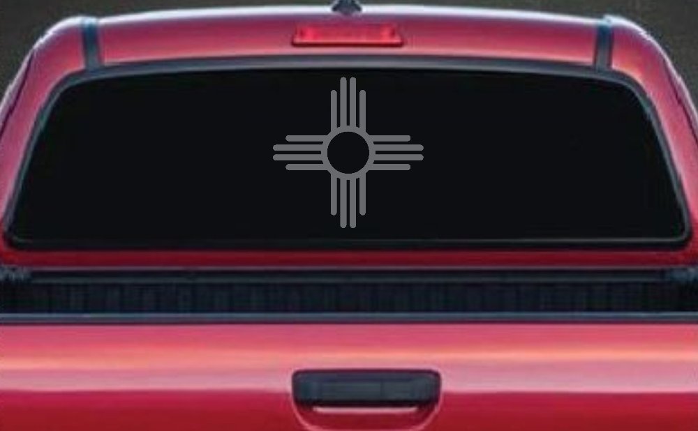 Native American Indian Sun Western Car or Truck Window Decal Sticker