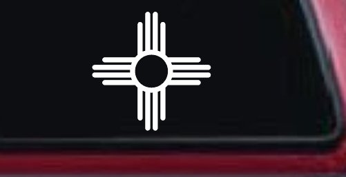 Native American Indian Sun Western Car or Truck Window Decal Sticker