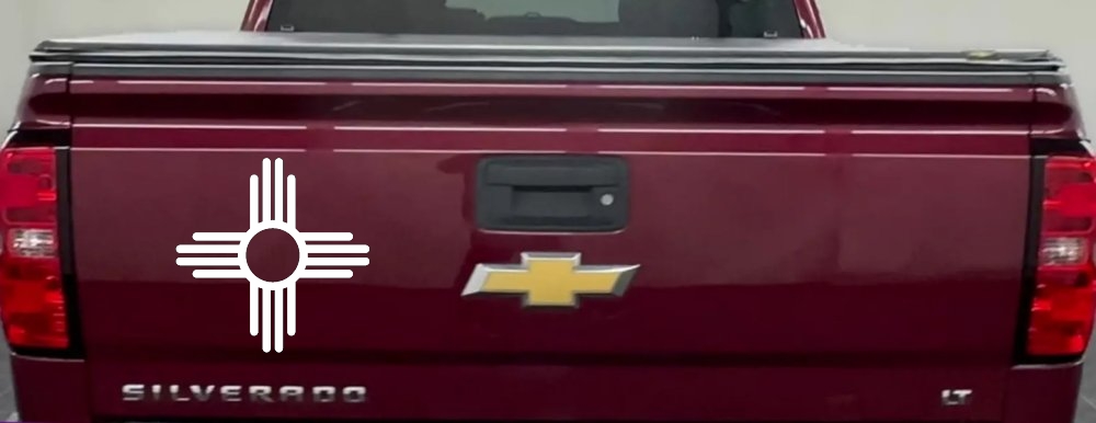 Native American Indian Sun Western Car or Truck Window Decal Sticker