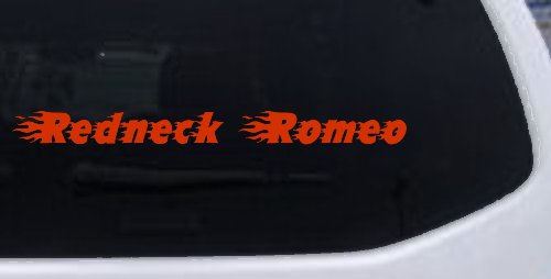 Redneck Romeo Country Car or Truck Window Decal Sticker