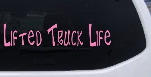 Lifted Truck Life Off Road Car or Truck Window Decal Sticker