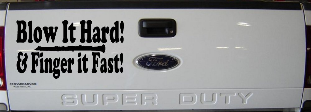 Blow Hard Finger Fast Funny Band Clarinet Music Car or Truck Window Decal Sticker