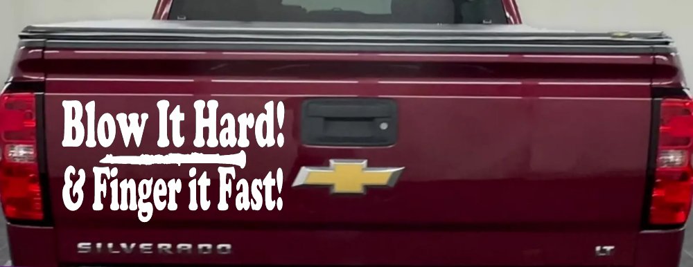 Blow Hard Finger Fast Funny Band Clarinet Music Car or Truck Window Decal Sticker