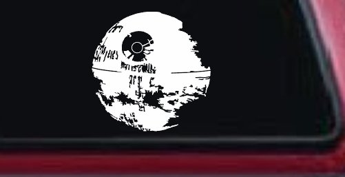 Death Star Sci Fi Car or Truck Window Decal Sticker