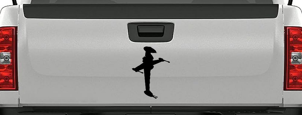 B Wing Sci Fi Car or Truck Window Decal Sticker (Black)
