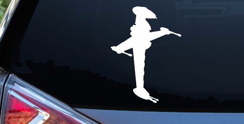 B Wing Sci Fi Car or Truck Window Decal Sticker (White)