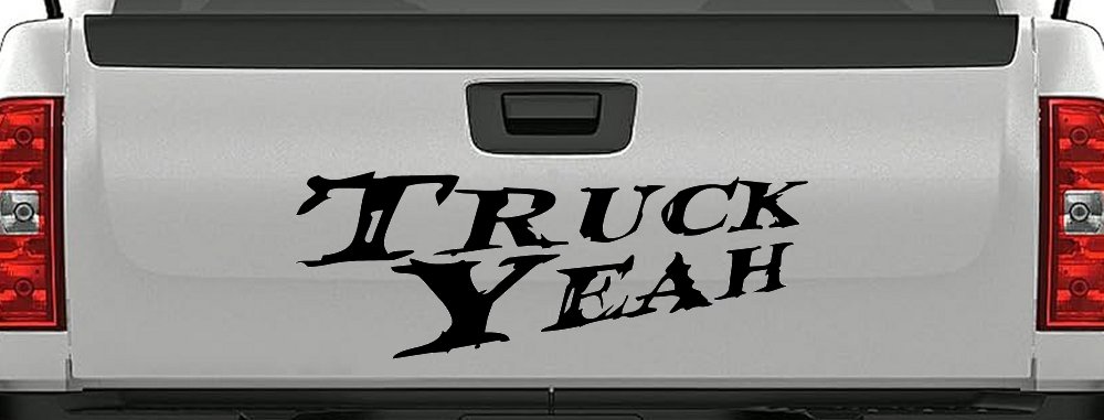 Truck Yeah Country Car or Truck Window Decal Sticker (Black)