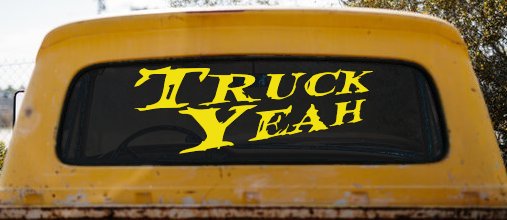 Truck Yeah Country Car or Truck Window Decal Sticker