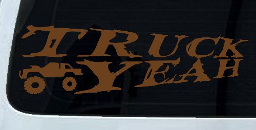 Truck Yeah With Truck Country Car or Truck Window Decal Sticker