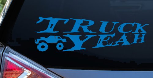 Truck Yeah With Truck Country Car or Truck Window Decal Sticker
