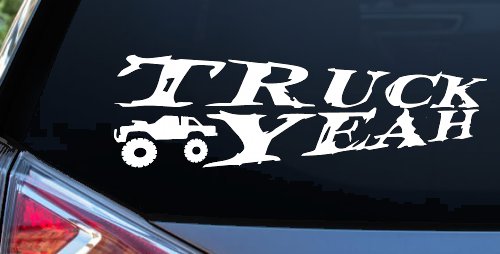 Truck Yeah With Truck Country Car or Truck Window Decal Sticker