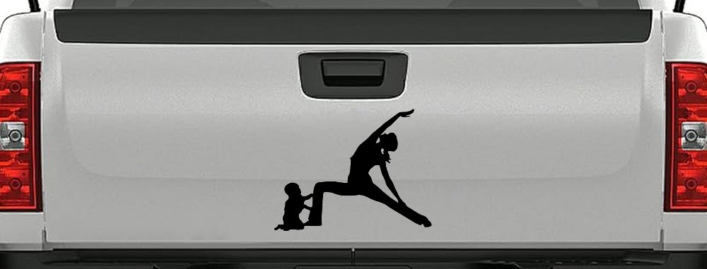 Yoga Mother And Child Car or Truck Window Decal Sticker