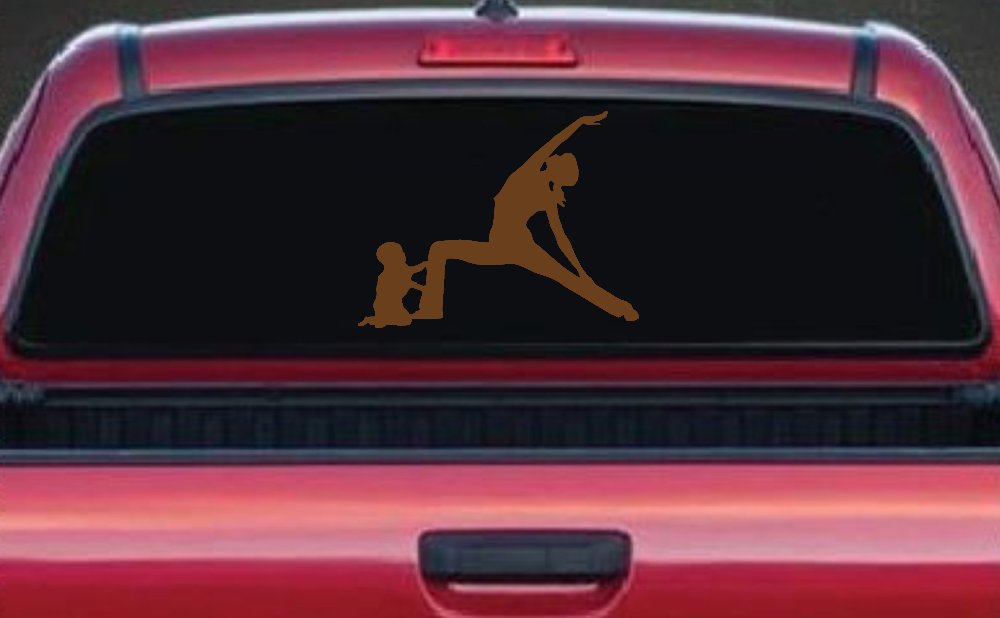 Yoga Mother And Child Car or Truck Window Decal Sticker