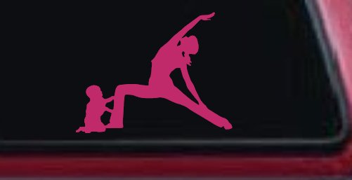 Yoga Mother And Child Car or Truck Window Decal Sticker