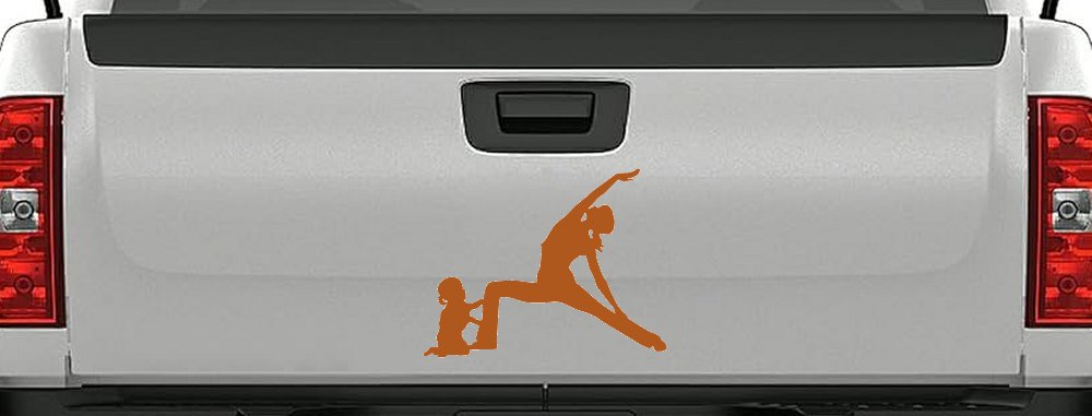 Yoga Mother And Daughter Car or Truck Window Decal Sticker