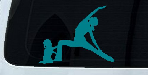 Yoga Mother And Daughter Car or Truck Window Decal Sticker