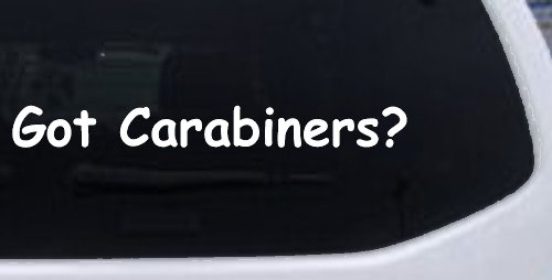 Got Carabiners Car or Truck Window Decal Sticker