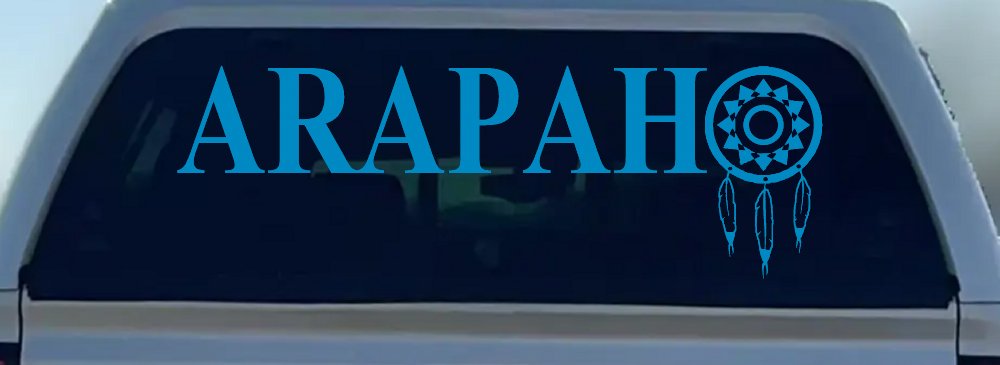Arapaho Tribe Dreamcatcher Native American Indian Dream Catcher Car or Truck Window Decal Sticker