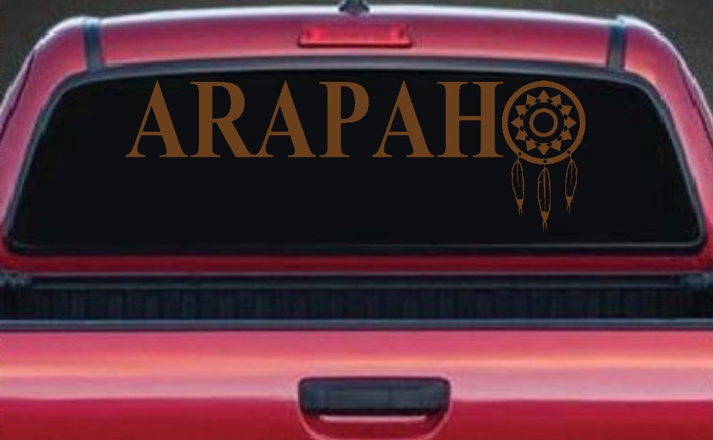Arapaho Tribe Dreamcatcher Native American Indian Dream Catcher Car or Truck Window Decal Sticker
