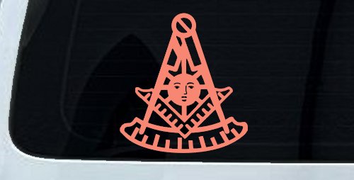 Freemason Masonic Past Master Square and Compass Car or Truck Window Decal Sticker